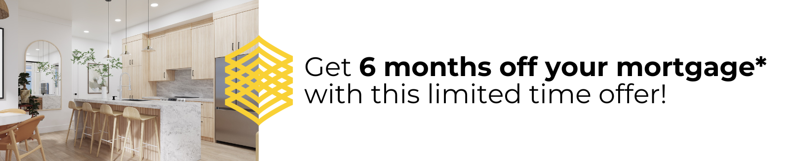 6 months off banner design Calgary